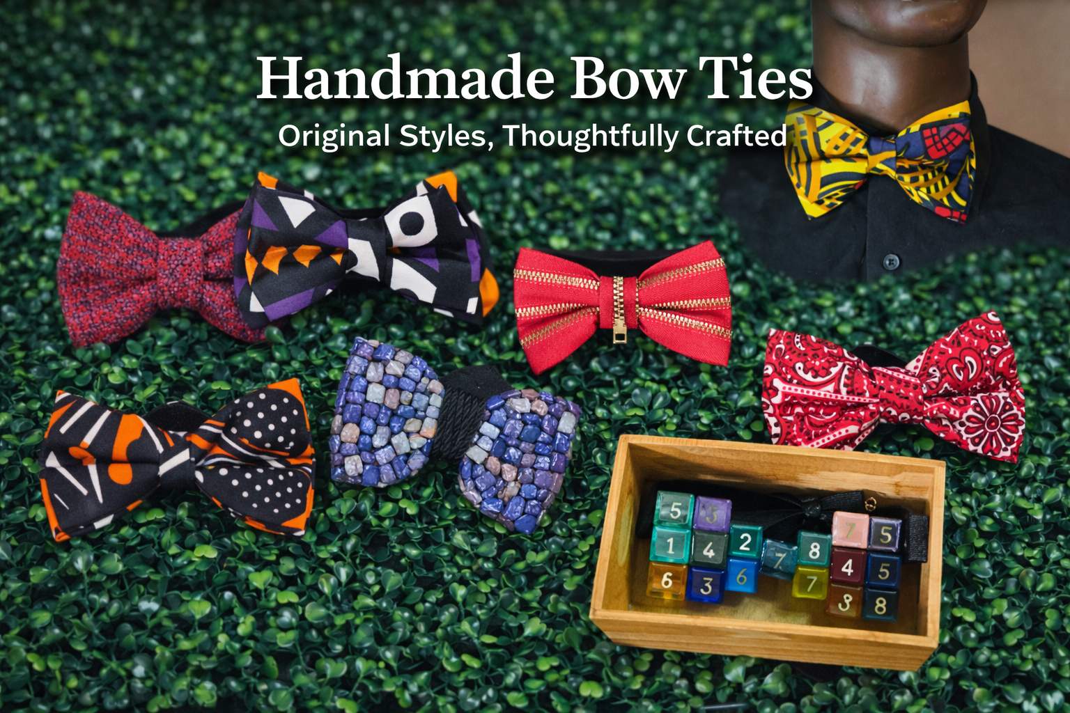 Handmade New Orleans bowties
