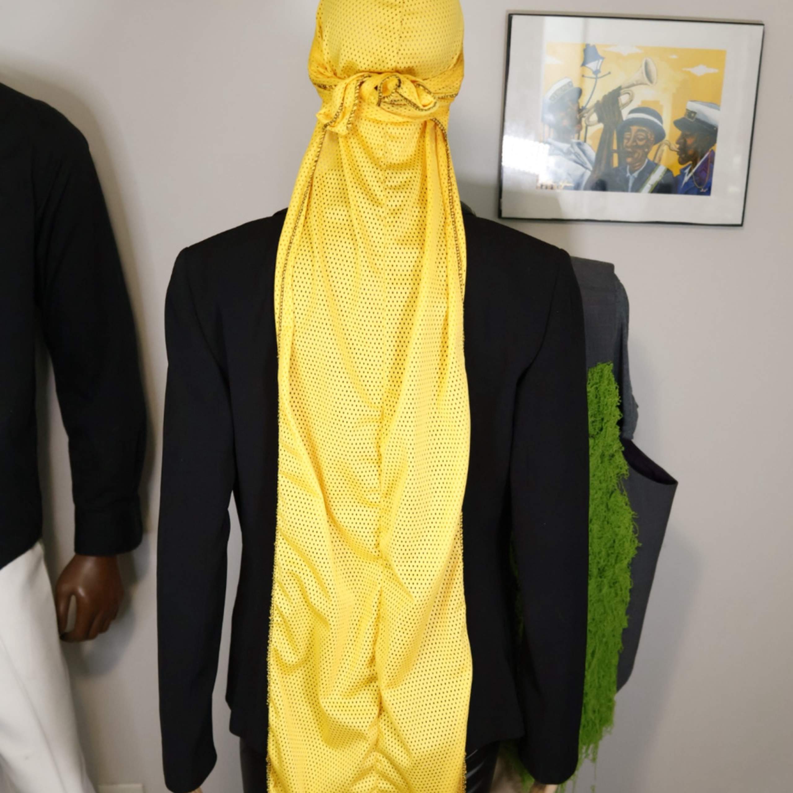 Yellow Signal 48” Jersey Durag – Sport Luxe Collection